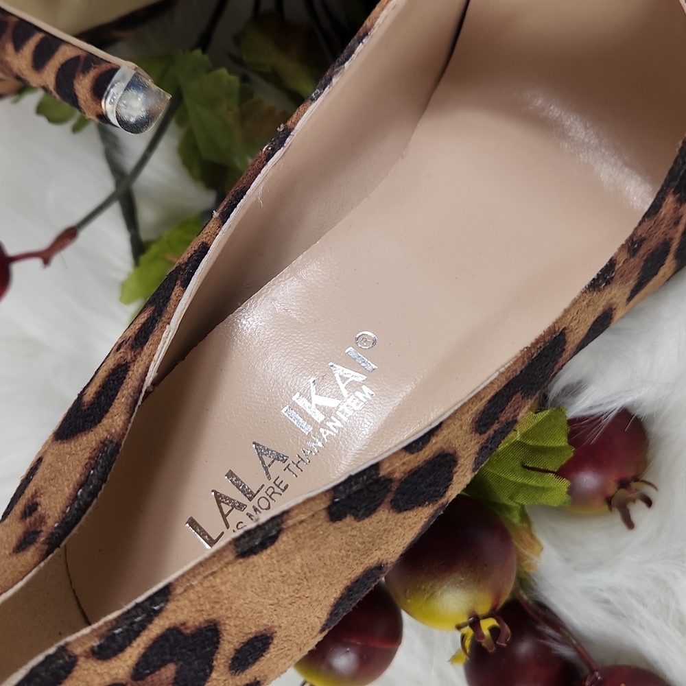 LALA IKAI, Brown Leopard heels, Size 37 - Picture 5 of 9